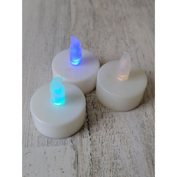 Halloween LED multiple color candle set decor - Picture 3 of 5